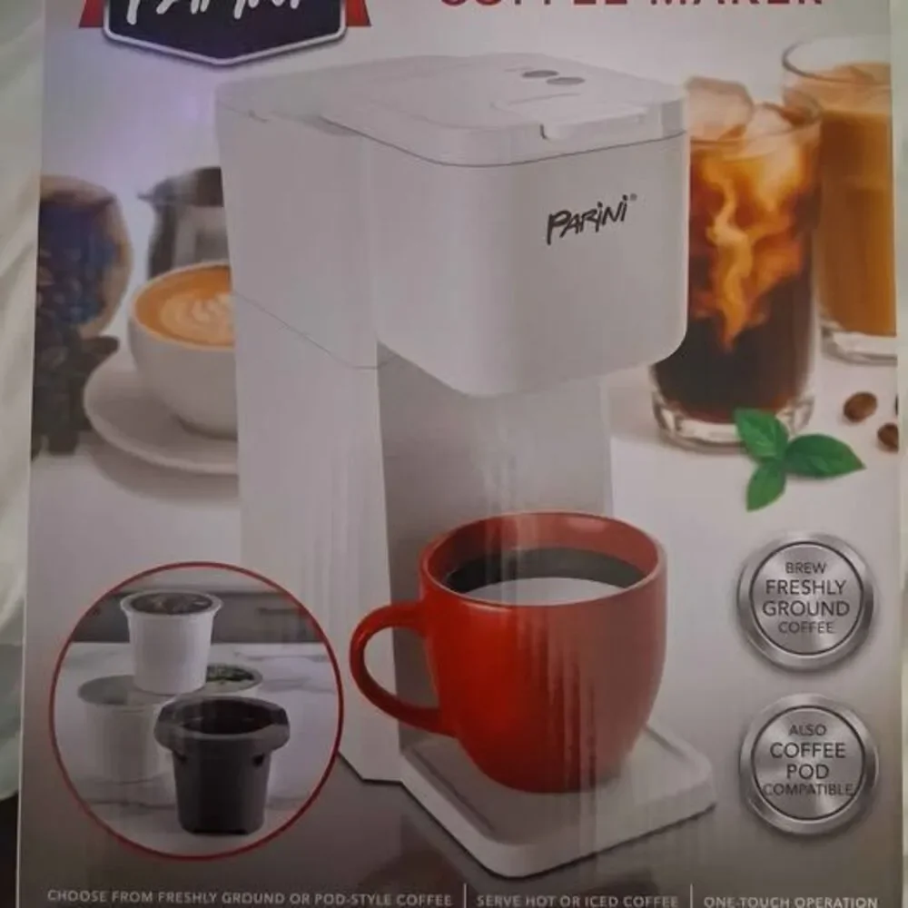 PARINI 2-in-1 single-serve COFFEE MAKER